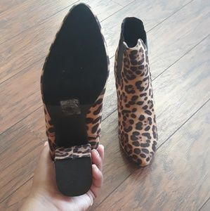 Forever 21 Shoes - Sz 10 Leopard Print Block Print Booties Forever 21 Shoes - Sz 10 Leopard Print Block Print Booties